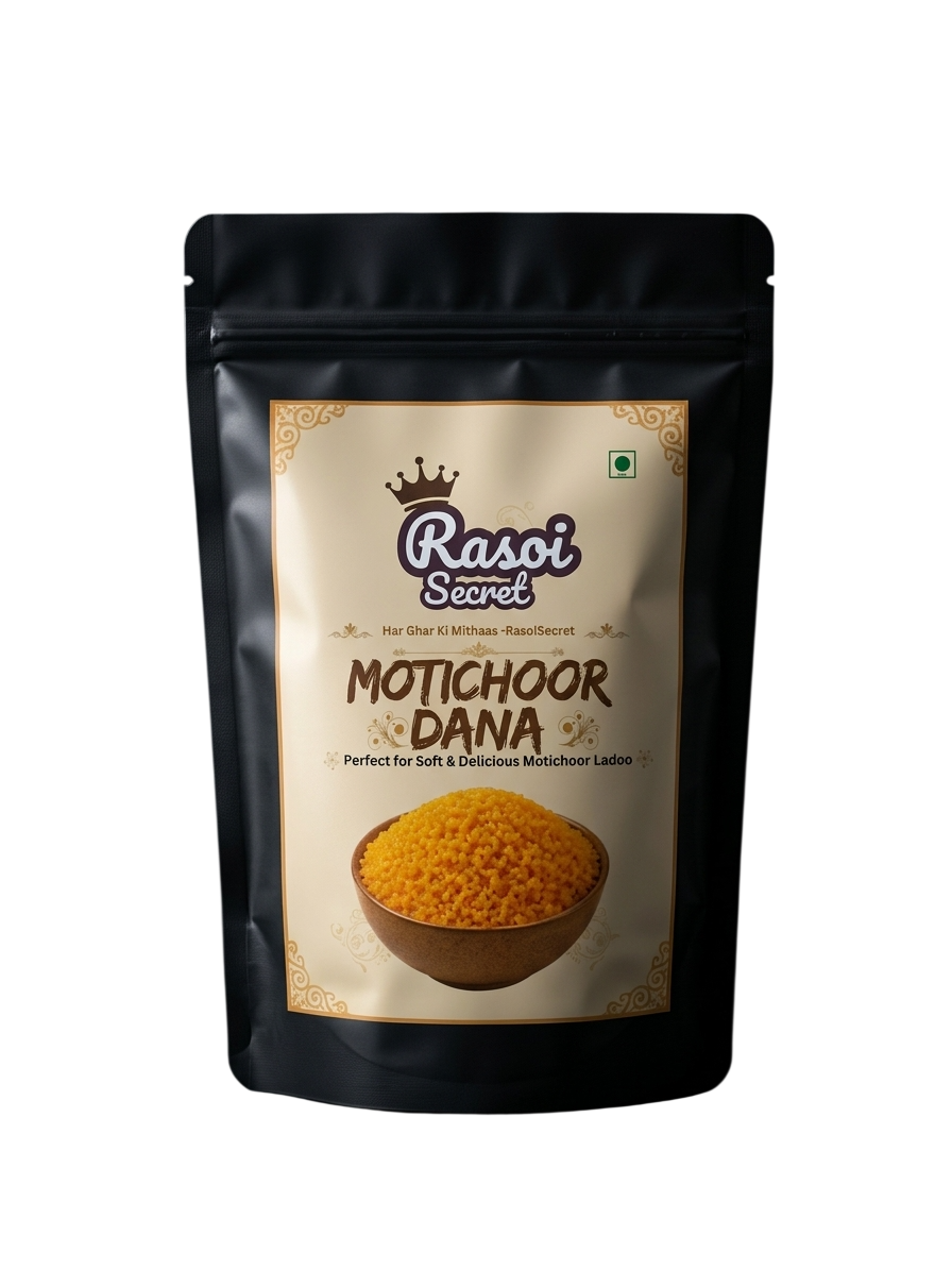 RasoiSecret Premium Motichoor Dana – Ready for Authentic Motichoor Ladoos